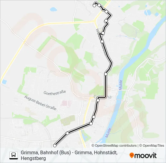 A Bus Line Map