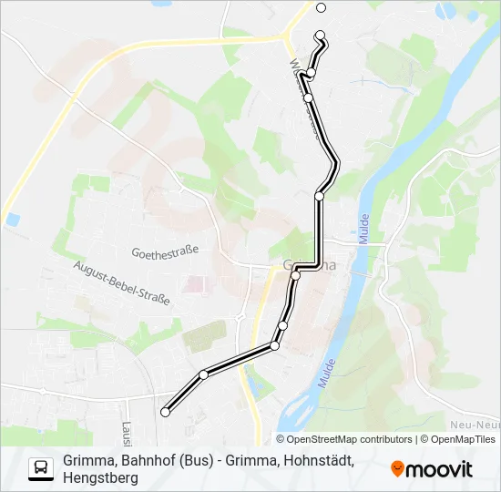 A Bus Line Map