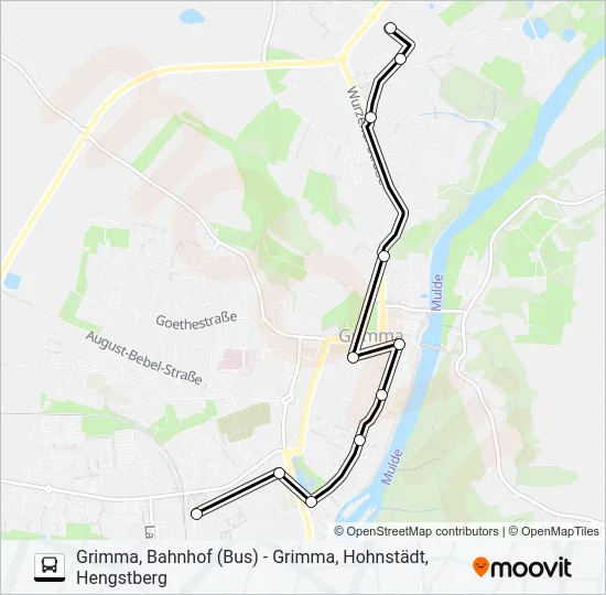 A Bus Line Map