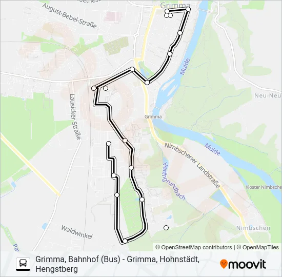 A Bus Line Map