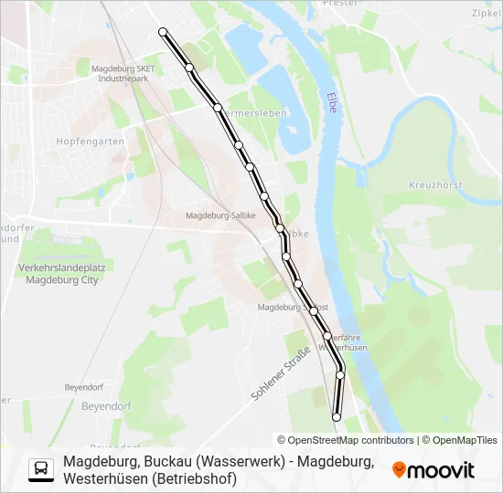 Автобус 42: карта маршрута