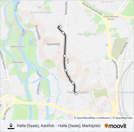 3E Light Rail Line Map