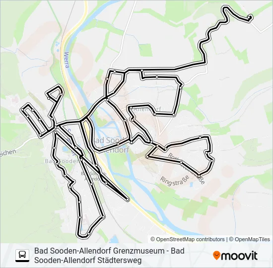 229.5 Bus Line Map