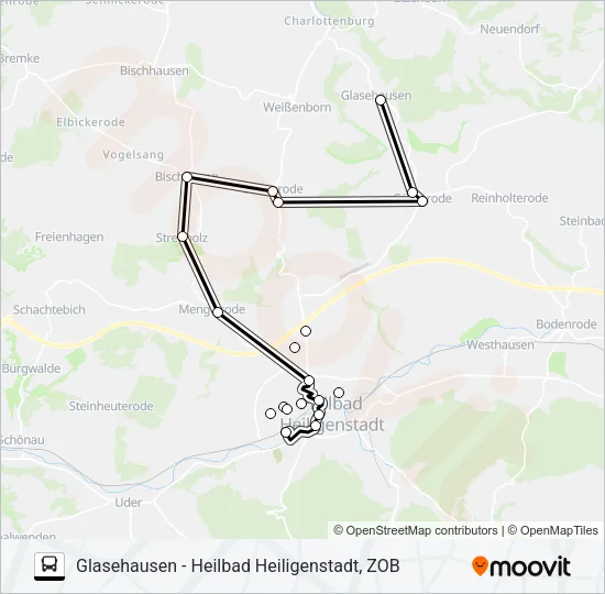 2 Bus Line Map