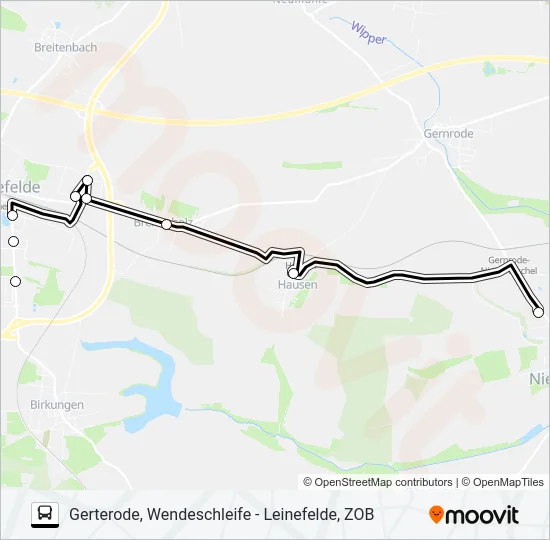 30 Bus Line Map
