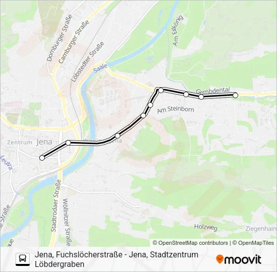 Автобус SEV 2: карта маршрута
