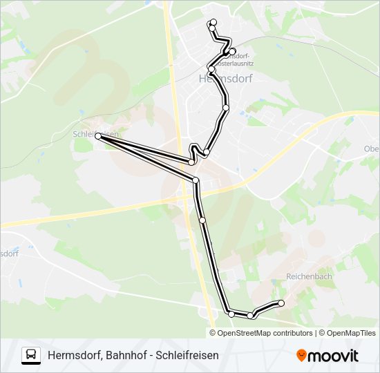 471 Route: Fahrpläne, Haltestellen & Karten - Reichenbach (B. Hermsdorf ...