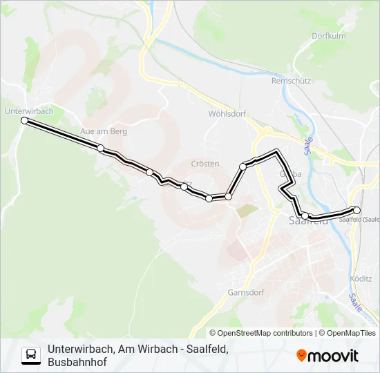 S2 Bus Line Map
