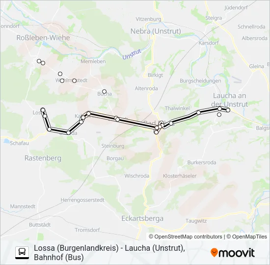 611 Bus Line Map