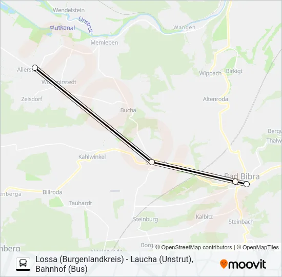 611 Bus Line Map