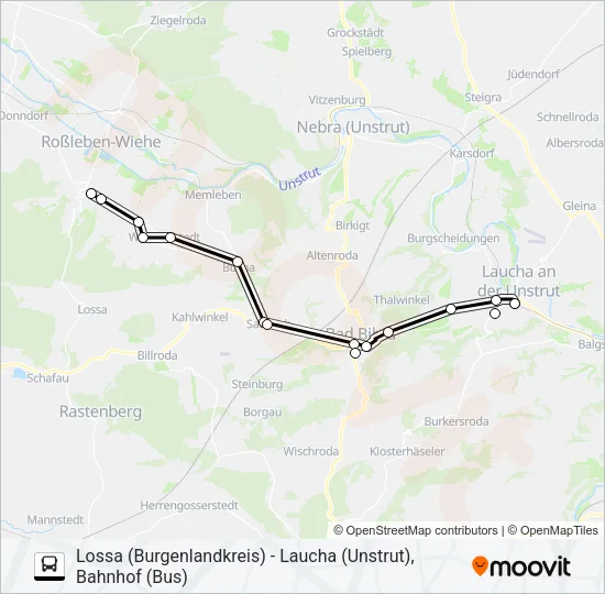 611 Bus Line Map