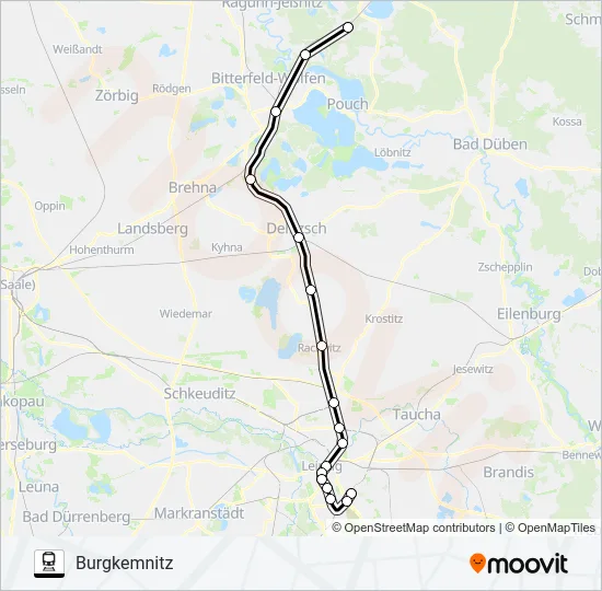 S2 Train Line Map