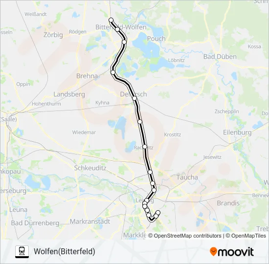 S2 Train Line Map