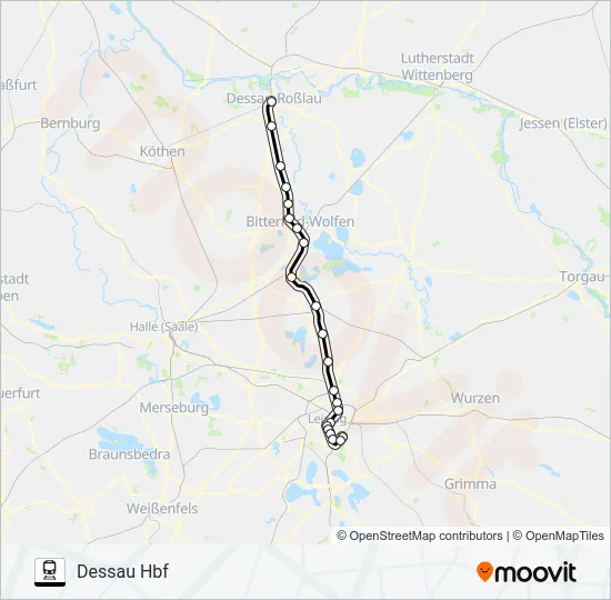 S2 Train Line Map