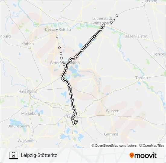 S2 Train Line Map