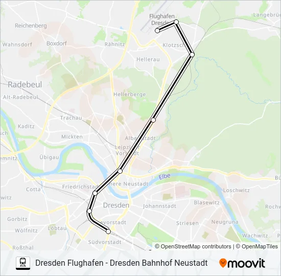 S2 Train Line Map