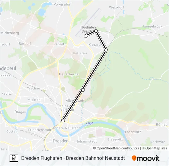 S2 Train Line Map