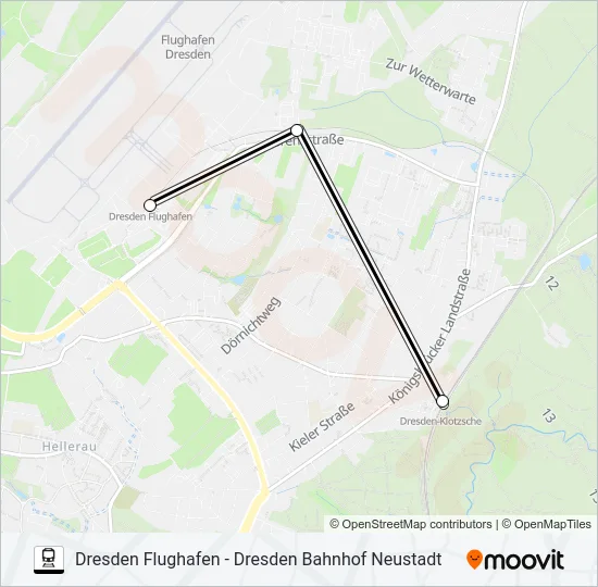 S2 Train Line Map