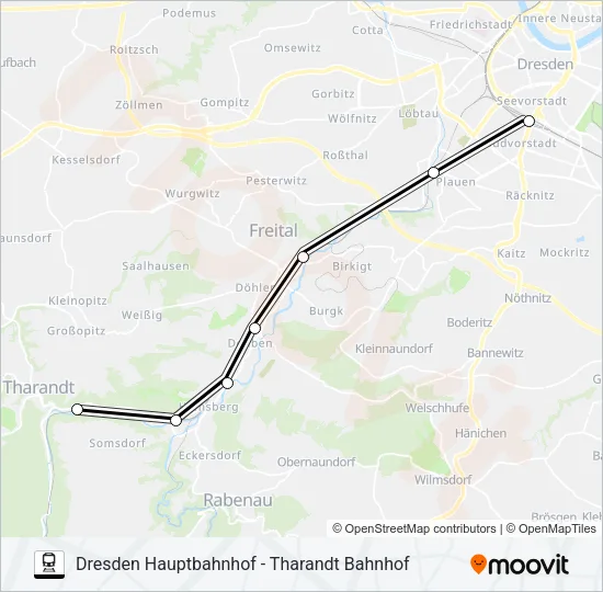 S3 Train Line Map