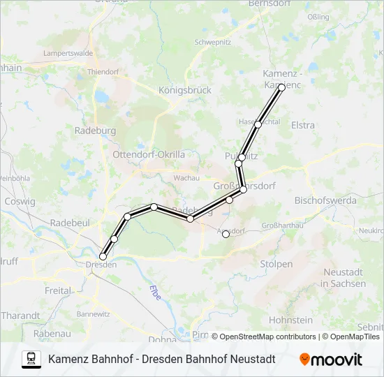S8 Train Line Map