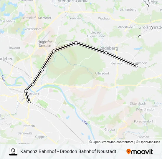 S8 Train Line Map