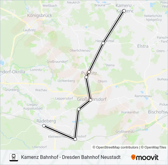 S8 Train Line Map