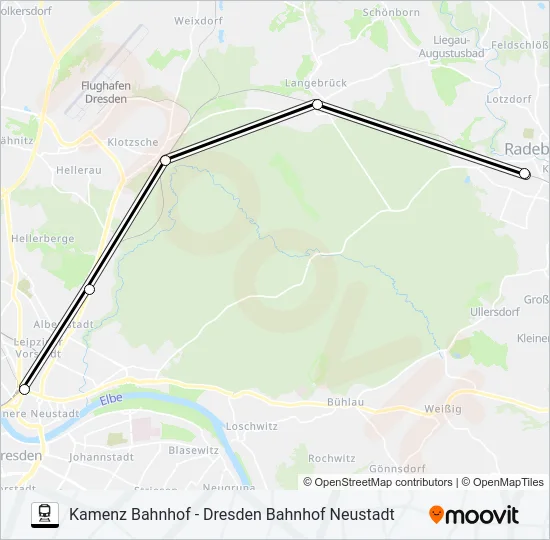 S8 Train Line Map