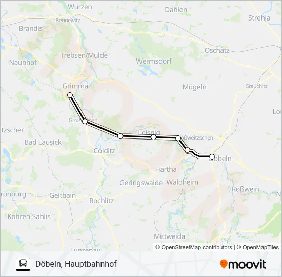 RB110 Bus Line Map