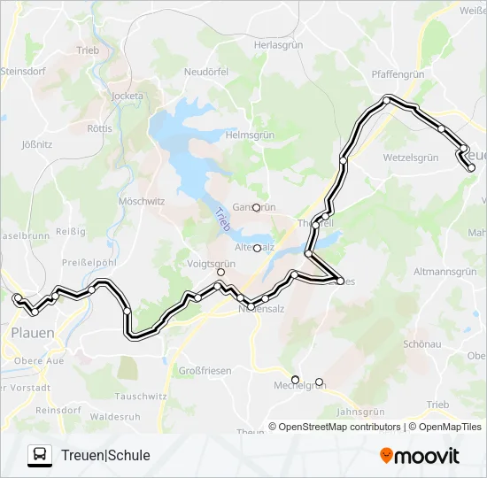 63 Bus Line Map