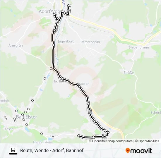 94 Bus Line Map