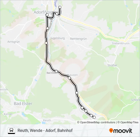 94 Bus Line Map