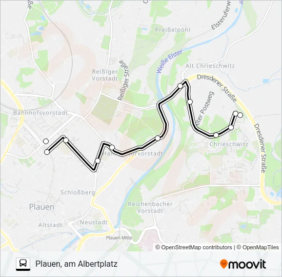 A Bus Line Map