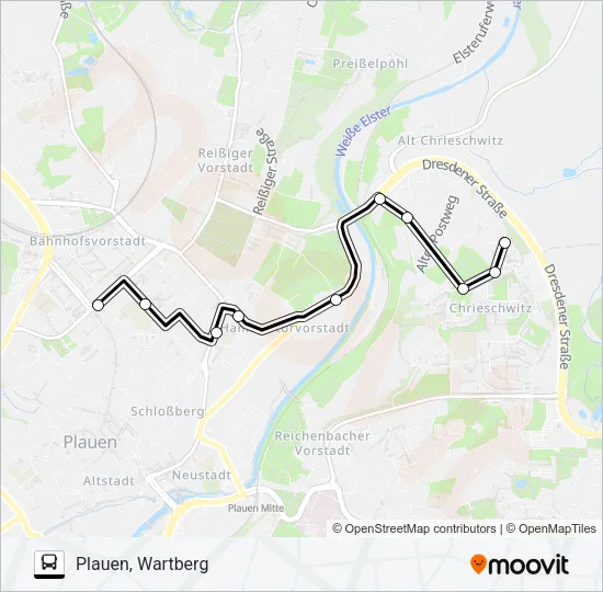 A Bus Line Map