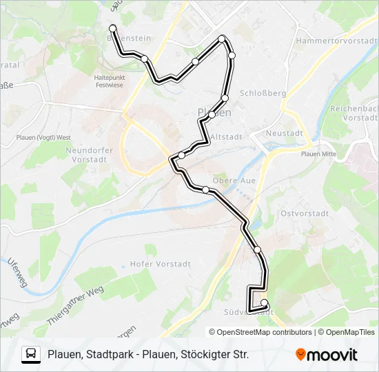 E Bus Line Map