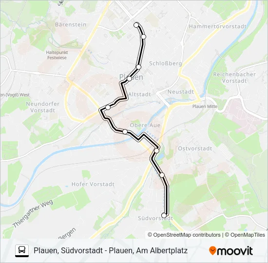 N3 Bus Line Map