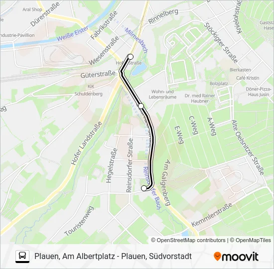 Автобус N3: карта маршрута
