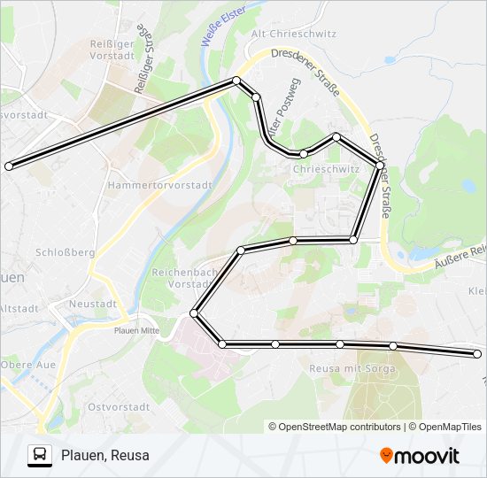 N4 Bus Line Map