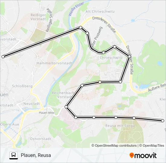 N4 Bus Line Map