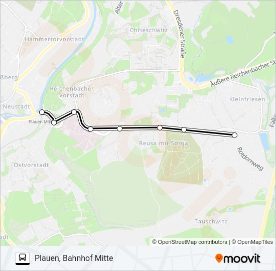 N4 Bus Line Map