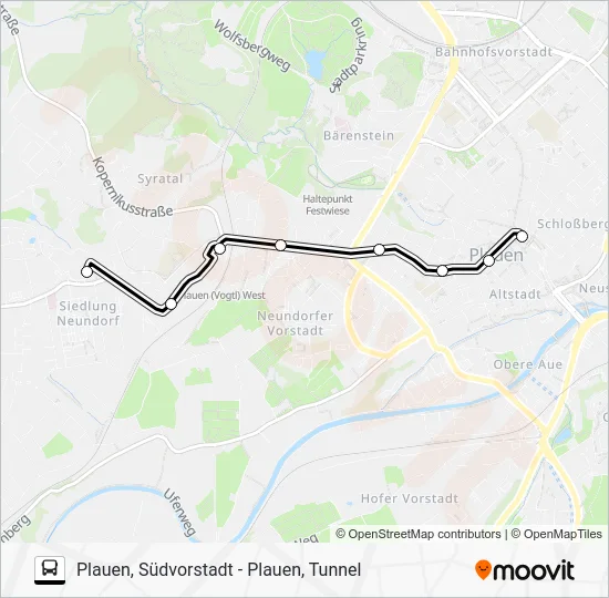 Автобус ALITA3: карта маршрута