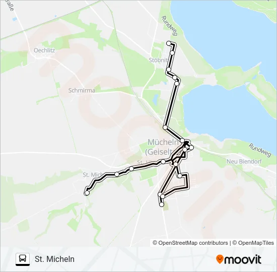 A Bus Line Map