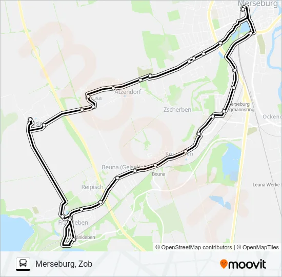 113 Bus Line Map