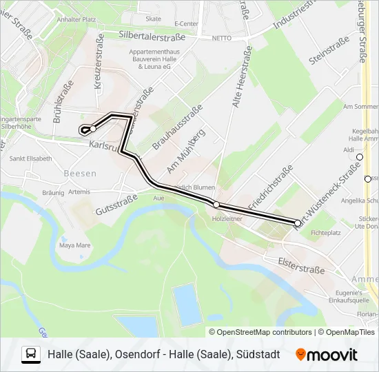 24 Bus Line Map