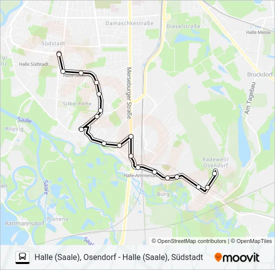 24 Bus Line Map