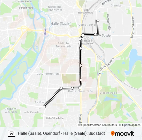24 Bus Line Map