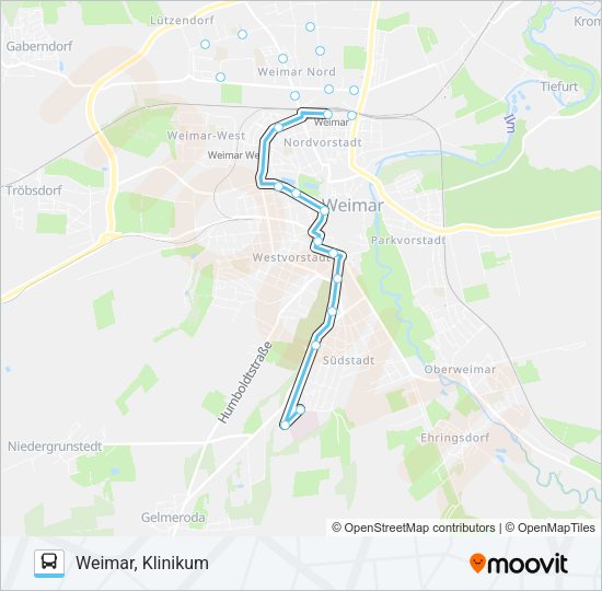 Автобус 5: карта маршрута