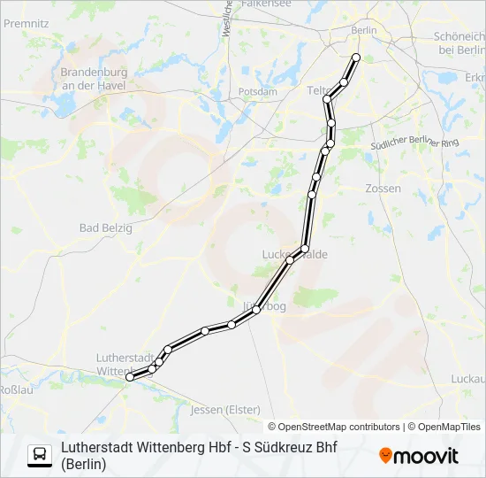 RE3 Bus Line Map
