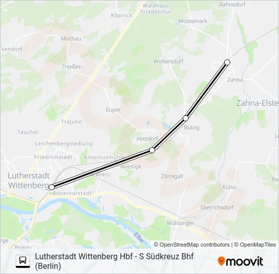 RE3 Bus Line Map
