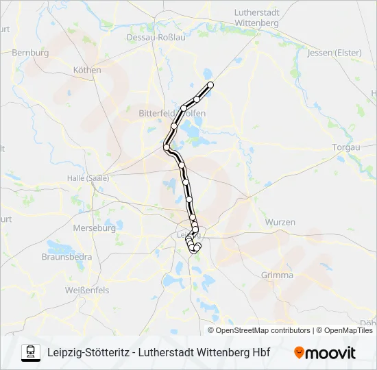 S2 Train Line Map