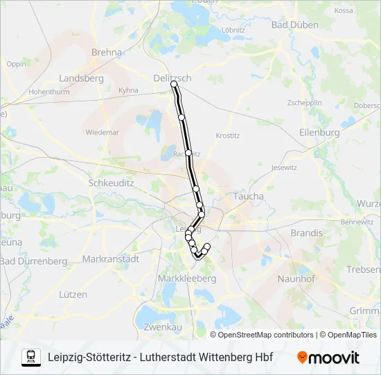 S2 Train Line Map